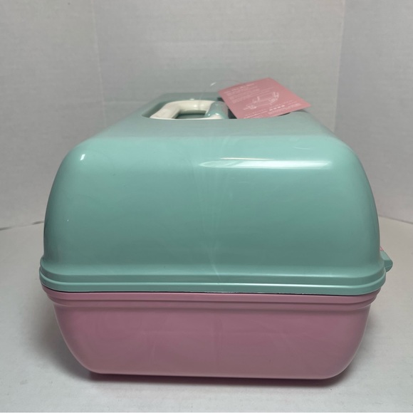 BNWT RETRO CABOODLES ON THE GO LARGE MAKEUP CASE - Picture 2 of 16